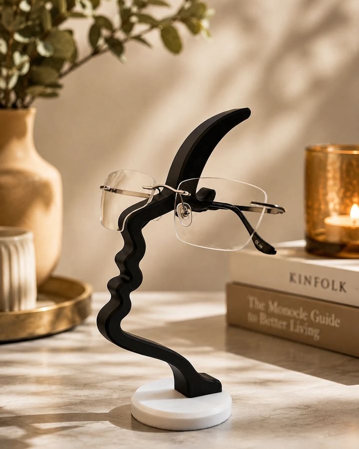 Wave glasses stand