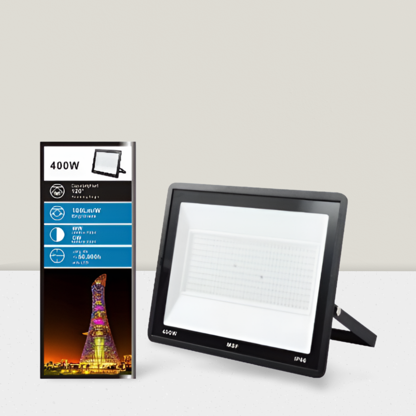 MSF Lighting 400W LED Flood Light – IP66, 6500K